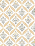 Estee Garden fabric in gold color - pattern number RF7511 - by Rifle Paper Co in the Rifle Paper Co Third Edition collection