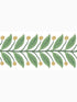 Garden border in green color - pattern number RF7531B - by Rifle Paper Co in the Rifle Paper Co Third Edition collection