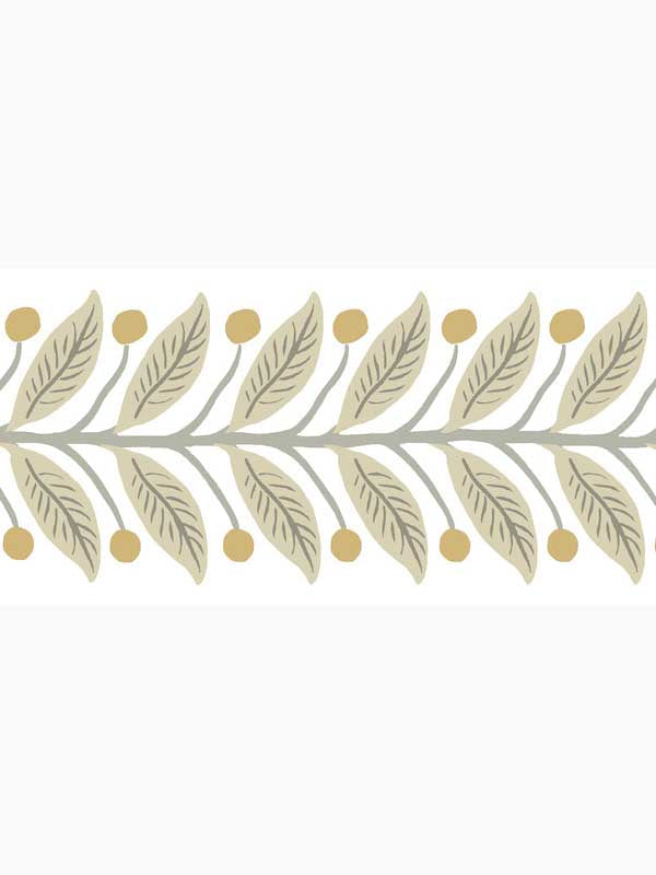 Garden border in linen color - pattern number RF7532B - by Rifle Paper Co in the Rifle Paper Co Third Edition collection