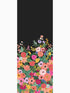 Garden Party 2 Panel mural in black color - pattern number RI5192M - by Rifle Paper Co in the Rifle Paper Co Third Edition collection