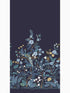 Peacock mural in navy color - pattern number RP7396M - by Rifle Paper Co in the Rifle Paper Co Third Edition collection