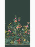 Peacock mural in emerald color - pattern number RP7398M - by Rifle Paper Co in the Rifle Paper Co Third Edition collection
