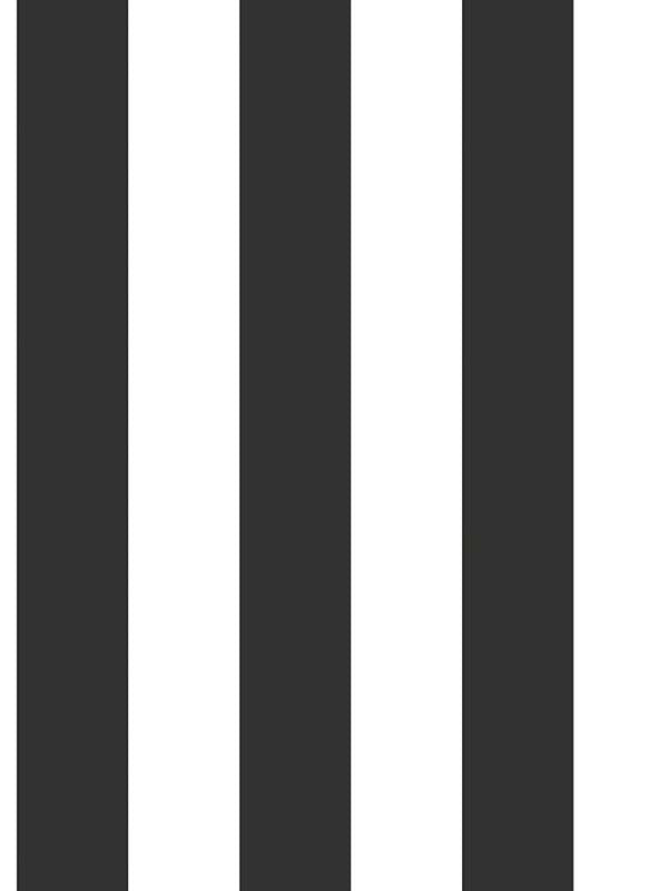 Awning Stripe fabric in black color - pattern number G67521 - by Galerie in the Smart Stripes 3 collection