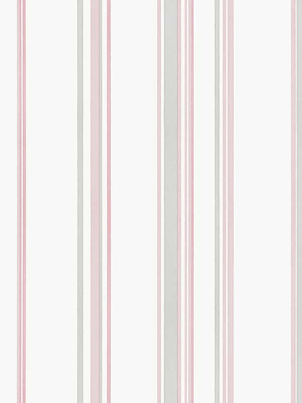 Casual Stripe wallpaper in pink color - pattern number G68057 - by Galerie in the Smart Stripes 3 collection