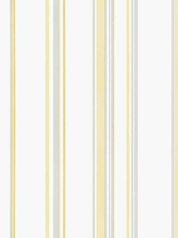 Casual Stripe wallpaper in yellow color - pattern number G68059 - by Galerie in the Smart Stripes 3 collection