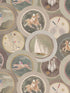 Sporting Life wallpaper in antique color - pattern number FG095.J52.0 - by Mulberry Home in the Icons Wallpaper collection