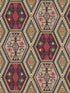 Buckland fabric in red plum color - pattern number FG098.V54.0 - by Mulberry Home in the Icons Wallpaper collection