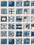 Naval Ensigns fabric in blue color - pattern number FG099.H101.0 - by Mulberry Home in the Icons Wallpaper collection
