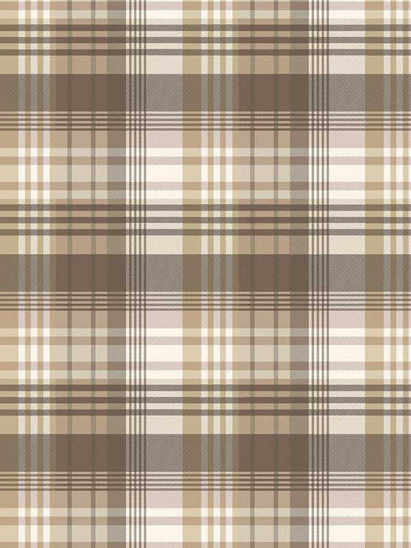 Mulberry Ancient Tartan wallpaper in woodsmoke color - pattern number FG100.A15.0 - by Mulberry Home in the Icons Wallpaper collection