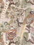 Game Birds fabric in antique color - pattern number FG101.J52.0 - by Mulberry Home in the Icons Wallpaper collection
