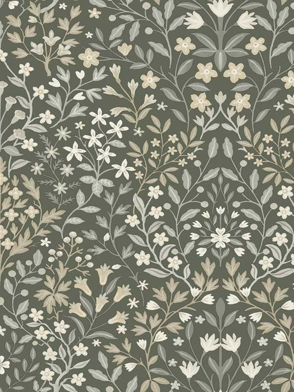 Garden Terrace fabric in olive color - pattern number MF4722 - by Magnolia Home by Joanna Gaines in the Magnolia Home Vol 4 collection