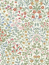 Garden Terrace fabric in white and multicolor color - pattern number MF4726 - by Magnolia Home by Joanna Gaines in the Magnolia Home Vol 4 collection