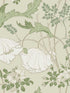 Gwendolyn fabric in ecru and green color - pattern number MF4751 - by Magnolia Home by Joanna Gaines in the Magnolia Home Vol 4 collection