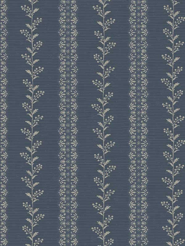 York Everleigh Navy Wallpaper - By The Single Roll
