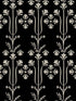 Lydia wallpaper in black color - pattern number MF4803 - by Magnolia Home by Joanna Gaines in the Magnolia Home Vol 4 collection
