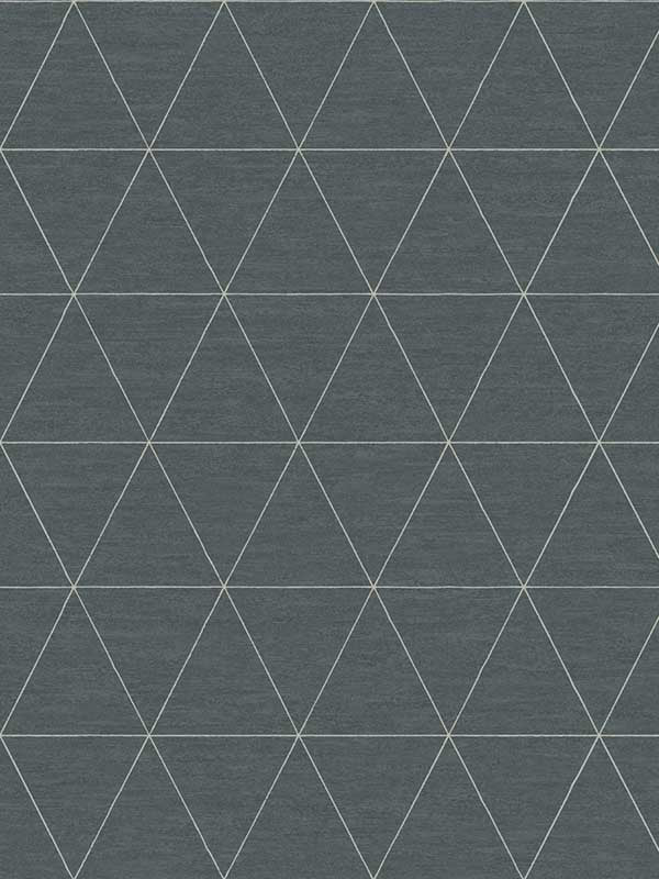 Ridge wallpaper in dark grey color - pattern number OM3611 - by Magnolia Home by Joanna Gaines in the Magnolia Home Vol 4 collection