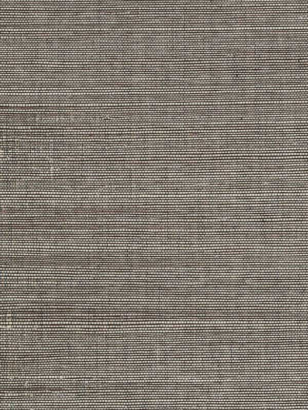 Grasscloth W3036 wallpaper in black ivory color - pattern number W3036.21.0 - by Kravet in the Elements II Naturals collection
