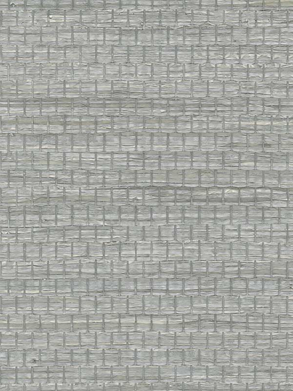 Raffia W3980 wallpaper in slate grey color - pattern number W3980.11.0 - by Kravet in the Elements II Naturals collection