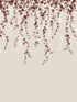 Trailing Ivy 6 Panel mural in brown color - pattern number 4164-50941 - by Advantage in the Westbury Forest collection
