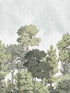 Delamere 6 Panel fabric in green color - pattern number 4164-50944 - by Advantage in the Westbury Forest collection