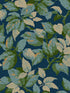 Canopy Leaf fabric in navy color - pattern number 4164-M1807 - by Advantage in the Westbury Forest collection