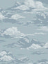 Cumulus Clouds fabric in blue color - pattern number 4164-M1808 - by Advantage in the Westbury Forest collection