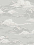 Cumulus Clouds fabric in grey color - pattern number 4164-M1810 - by Advantage in the Westbury Forest collection