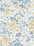 Ditsy Daisies fabric in light blue color - pattern number 4164-M1814 - by Advantage in the Westbury Forest collection