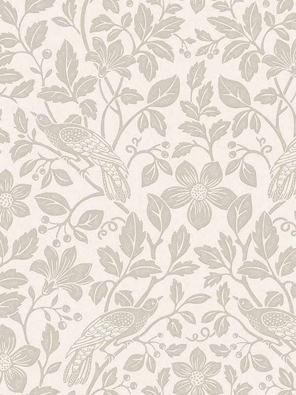 Marlow Bird Vine fabric in bone color - pattern number 4164-M1815 - by Advantage in the Westbury Forest collection