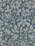 Marlow Bird Vine fabric in dark blue color - pattern number 4164-M1818 - by Advantage in the Westbury Forest collection