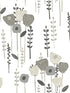Mabel Floral Field fabric in grey color - pattern number 4135-27277 - by A Street Prints in the Whimsy collection