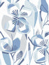 Nathalie Abstract Blooms fabric in blue color - pattern number 4135-27281 - by A Street Prints in the Whimsy collection