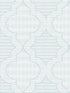 Ernest Quilted Quatrefoil wallpaper in blue color - pattern number 4135-27289 - by A Street Prints in the Whimsy collection