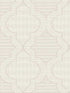 Ernest Quilted Quatrefoil wallpaper in taupe color - pattern number 4135-27291 - by A Street Prints in the Whimsy collection
