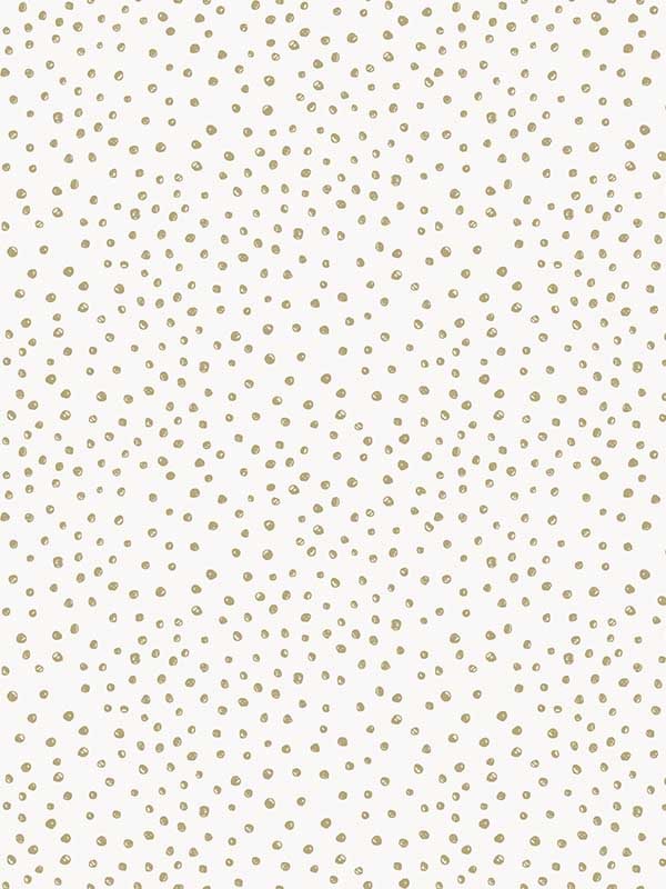 Cassie Petite Polka fabric in white color - pattern number 4135-27303 - by A Street Prints in the Whimsy collection