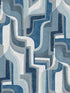 Tulum Surreal Shapes wallpaper in blue color - pattern number 4135-72700 - by A Street Prints in the Whimsy collection