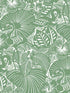 Idalia Floral Flamingo wallpaper in green color - pattern number 4135-72714 - by A Street Prints in the Whimsy collection