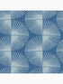 Fluted Geo Peel and Stick fabric in peacock blue color - pattern number 127431 - by Graham and Brown in the Peel and Stick Wallpaper by Nicole Miller collection
