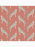 Guepardo Peel and Stick fabric in coral color - pattern number 127455 - by Graham and Brown in the Peel and Stick Wallpaper by Nicole Miller collection