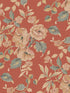 Alyworth Trail fabric in terracotta color - pattern number 127395 - by Laura Ashley in the Laura Ashley Collection II collection