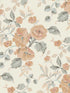 Alyworth Trail fabric in apricot color - pattern number 127397 - by Laura Ashley in the Laura Ashley Collection II collection