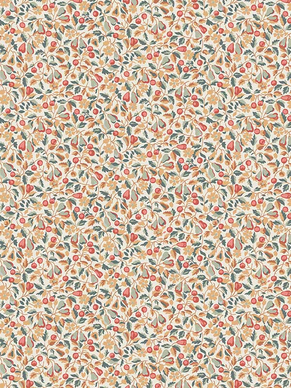 Devrons Grove wallpaper in terracotta color - pattern number 127398 - by Laura Ashley in the Laura Ashley Collection II collection