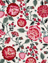 Strawberry Garden fabric in rose color - pattern number 125497 - by Graham and Brown in the Cath Kidston Collection collection