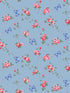 Rose and Bows fabric in blue color - pattern number 125513 - by Graham and Brown in the Cath Kidston Collection collection