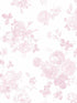 Everblooming Rosettes Peel and Stick fabric in faded pink color - pattern number LFS5016 - by Brewster in the NuWallpaper by Love Shack Fancy collection