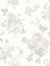 Everblooming Rosettes Peel and Stick fabric in dove color - pattern number LFS5019 - by Brewster in the NuWallpaper by Love Shack Fancy collection