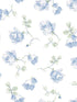 Ribbon Rosa Peel and Stick fabric in french blue color - pattern number LFS6110 - by Brewster in the NuWallpaper by Love Shack Fancy collection
