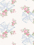 Rosa Beaux Peel and Stick fabric in pastel blue color - pattern number LFS6274 - by Brewster in the NuWallpaper by Love Shack Fancy collection