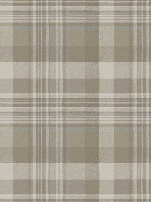 Dutton Plaid wallpaper in light brown color - pattern number 4142-72633 - by Chesapeake in the Yellowstone collection