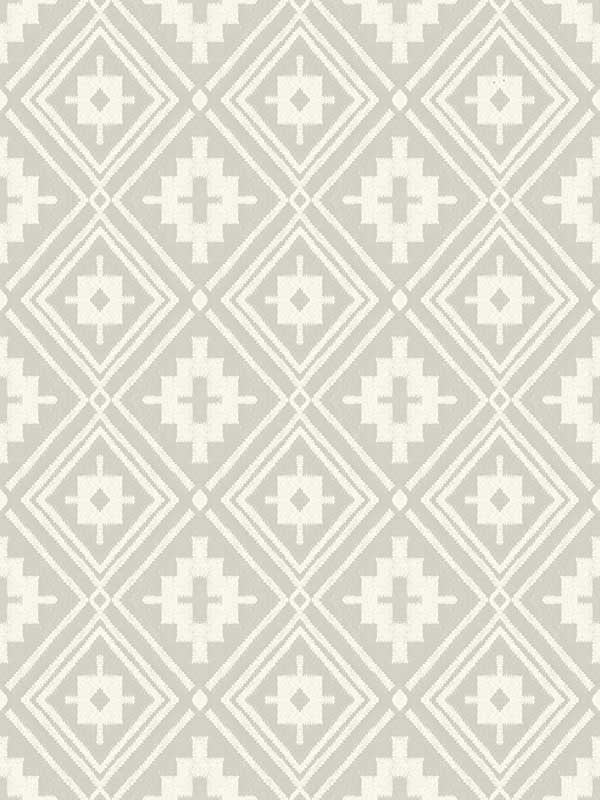 Camp Blanket wallpaper in silver color - pattern number 4142-72659 - by Chesapeake in the Yellowstone collection